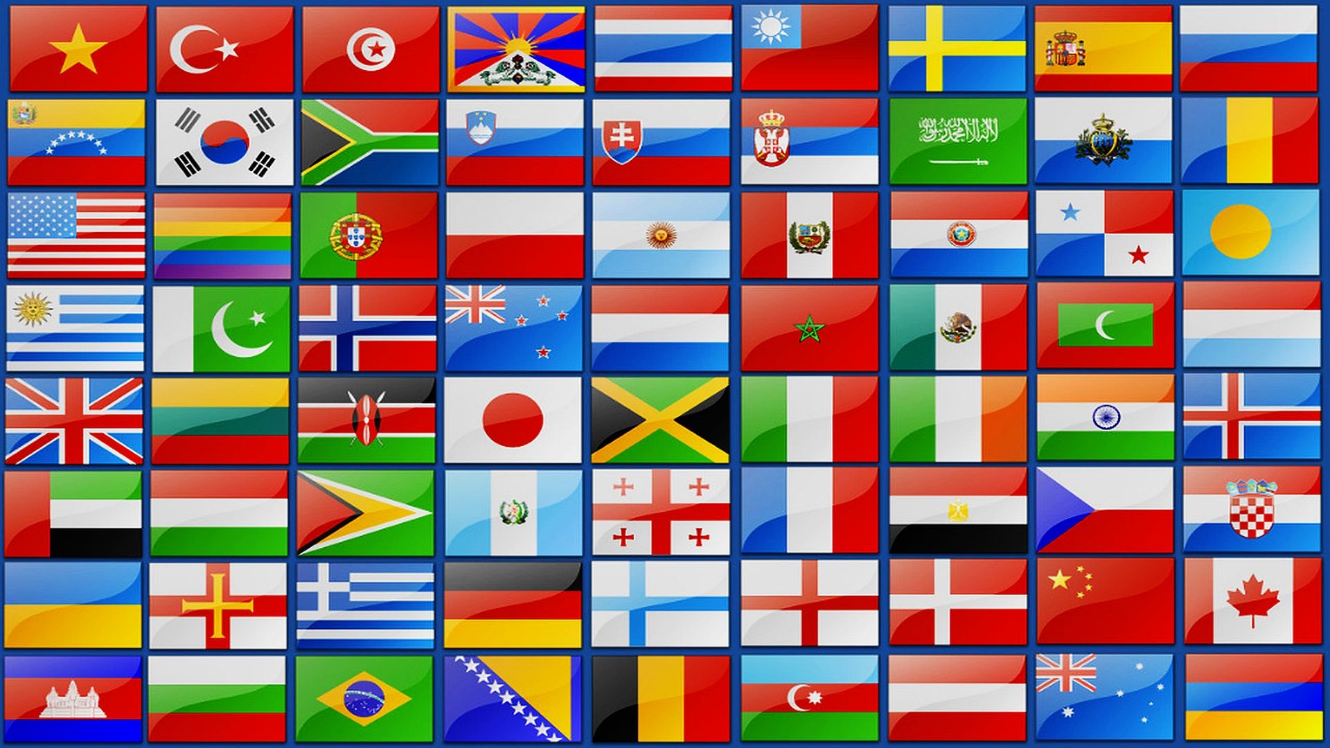 El color ausente en casi todas las banderas del mundo - Estado del Tiempo