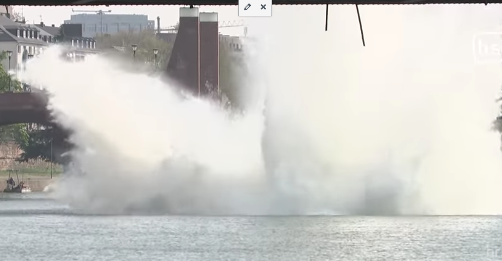 Detonan bomba de la segunda guerra mundial en Alemania